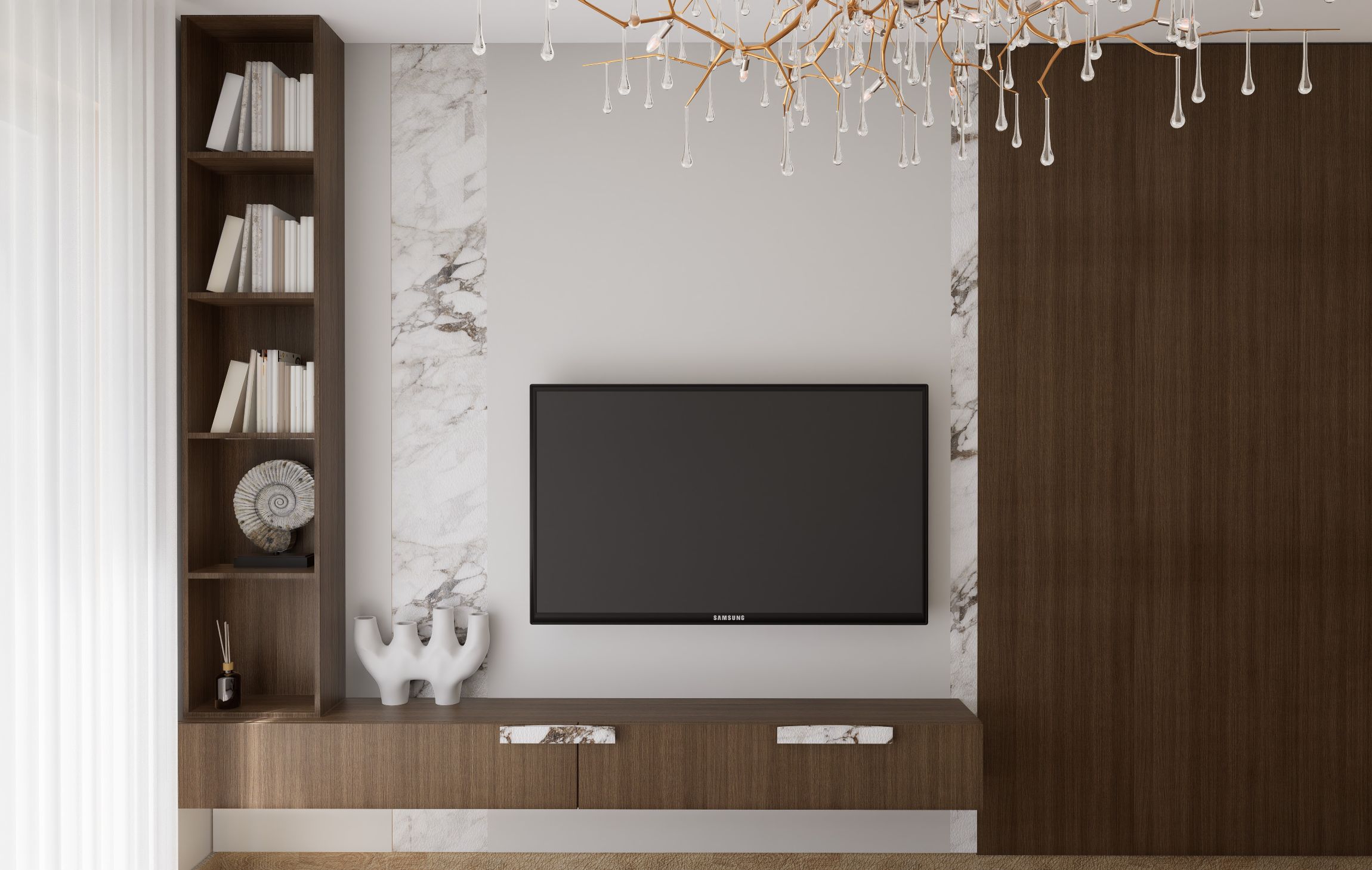 nappali tv fal